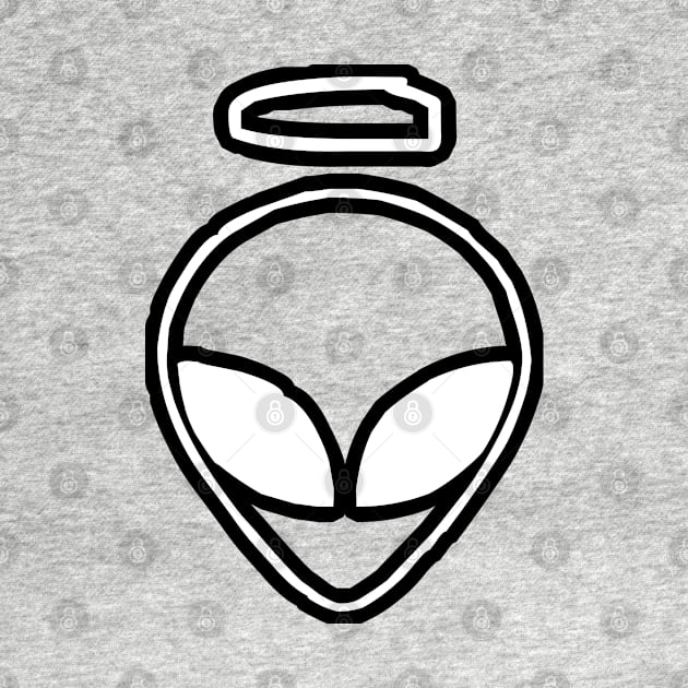 Alien Head Saint Design by Pikmi